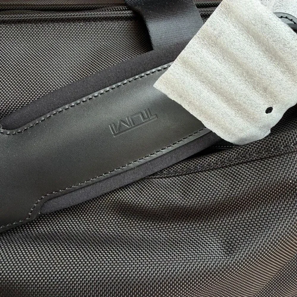 TUMI Framed Soft Duffel Travel Bag Black Carry On Weekender NEW